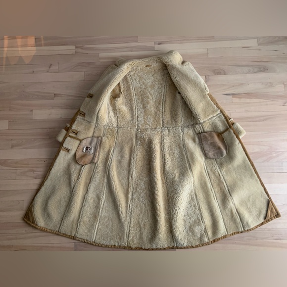 Rare VINTAGE - Le Mouton Shearling Coat | Authentic 70s Maxi - Picture 9 of 16